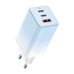 Baseus CCGP050103 DZ-HW Baseus GaN3 Pro Fast Charger 2C+U 65W EU Cloud Blue (With Dynamic Series Fast Charging Data Cable Type-C to Type-C 100W 1m Blue)