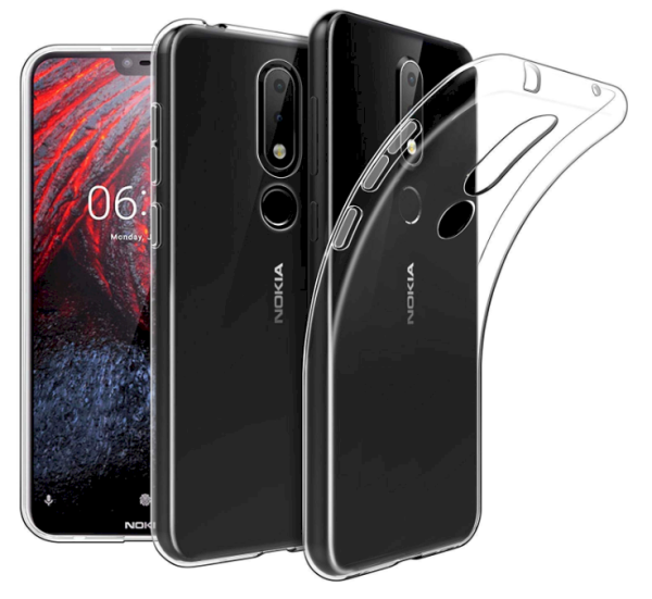 Fusion Ultra Back Case 0.5 mm Силиконовый чехол для Nokia 6.1 Прозрачный