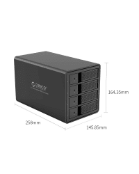 Hard Drive Enclosure Orico HDD, 3.5 Inch, 4 Bay, USB 3.0 type B