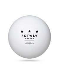МЯЧ ДЛЯ НАСТОЛЬНОГО ТЕННИСА FDTWLV БЕЛЫЙ