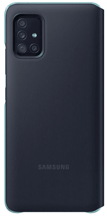 Обложка книги «EF-EA516PBE Samsung S-View Case for Galaxy A51 5G Black»