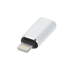 Fusion адаптер Type-C / USB-C на Lightning серебряный