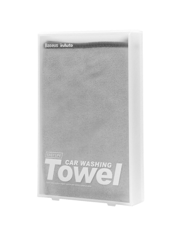 Baseus 2 x Microfiber Car Drying Towel Microfiber 40cm x 40cm Gray (CRXCMJ-0G)