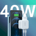 Choetech Fast Wall Charger 2x USB Type C Power Delivery 40W 3A white (PD6009-EU)