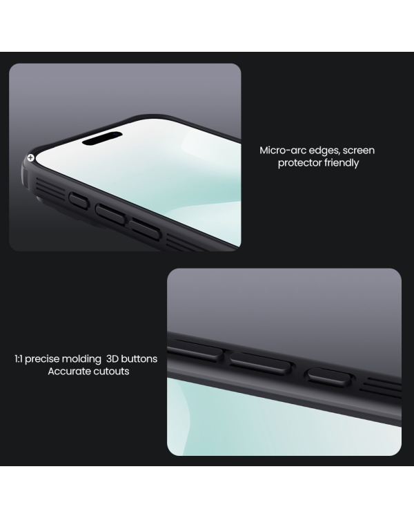 Магнитный жесткий чехол Nillkin CamShield PRO для Apple iPhone 17 Pro | черный