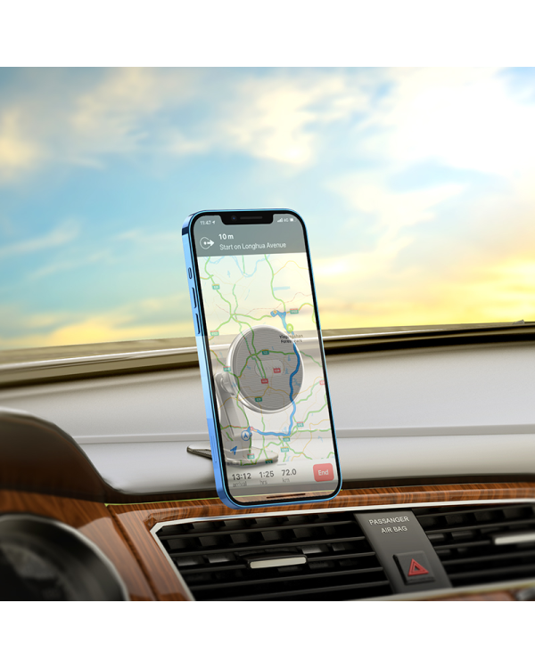 Дополнительное изображение книги «Borofone Car holder BH63 Graceful magnetic, stick-on base black»