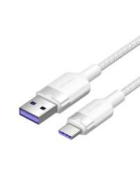 Кабель USB 2.0 A - USB-C 6A Vention CTOWF | 1 м | белый