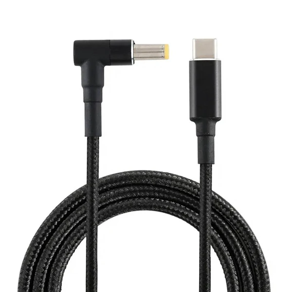Кабель для зарядки ноутбука Fusion USB-C для Acer 5.5x1.7 мм | 18,5 В-20 В | 100 Вт | 1,8m