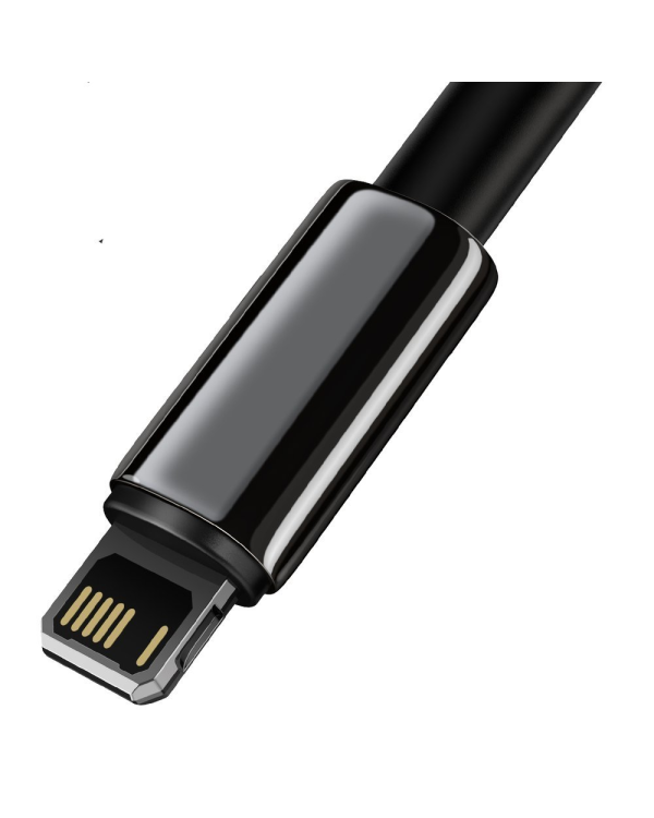 Baseus Tungsten Gold Cable USB to iP 2.4A 1m (черный)