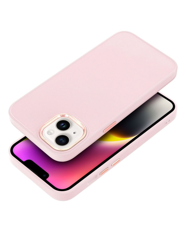 Силиконовый задний чехол Fusion Frame для Xiaomi Redmi Note 12S розовый