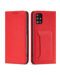 Fusion Magnet Card книжка чехол для Samsung A346 Galaxy A34 5G красный