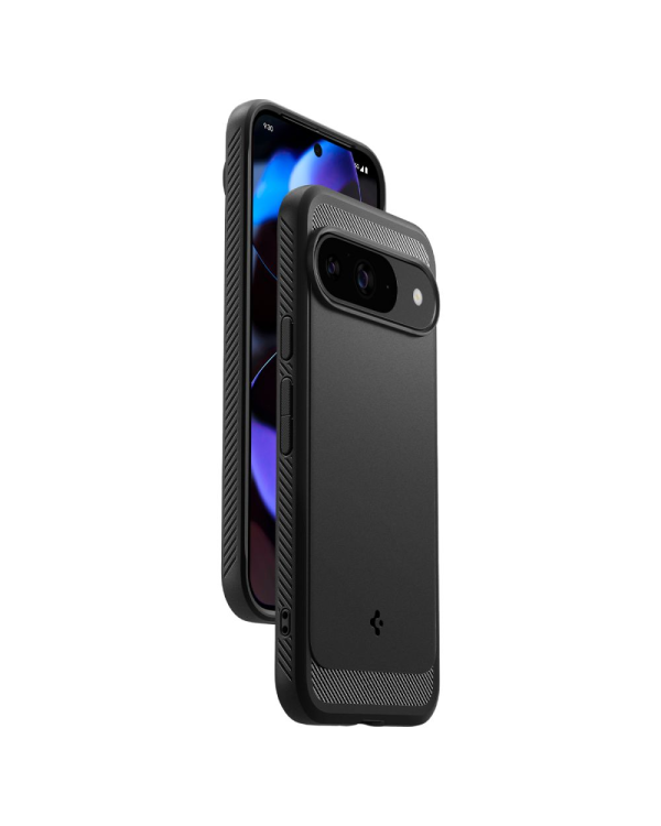 SPIGEN RUGGED ARMOR GOOGLE PIXEL 9 | 9 PRO МАТОВЫЙ ЧЕРНЫЙ
