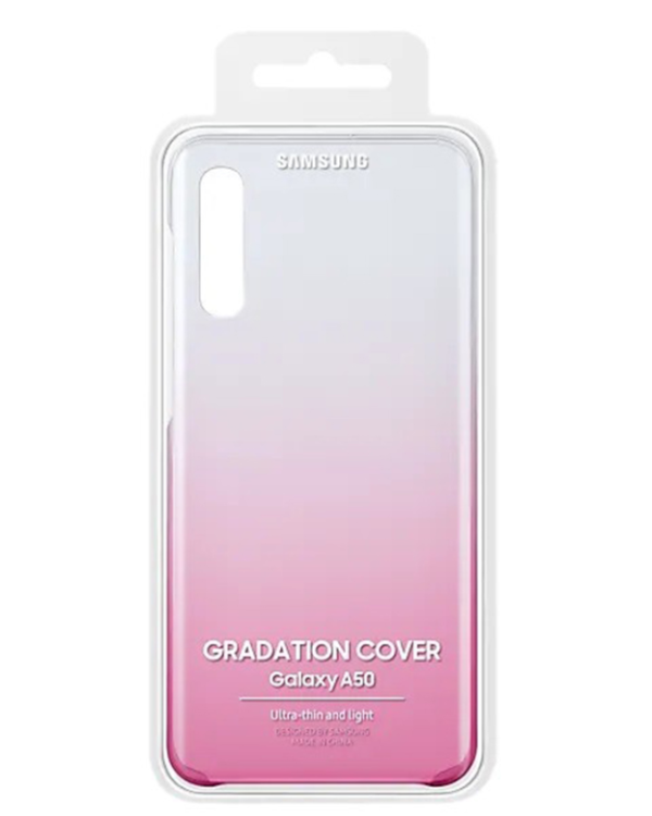 Samsung EF-AA505CPEGWW Gradation Cover Оригинальный чехол для Samsung A505 / A307 / A507 Galaxy A50 / A30s /A50s Прозрачный - Розовый