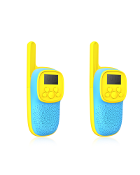 Детская рация Fusion Clear Sound с радиусом действия 1-3 км / светодиодный фонарик / аккумулятор (сине-желтый)