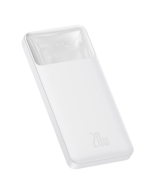 Powerbank Baseus Bipow 10000mAh, 20W (white)