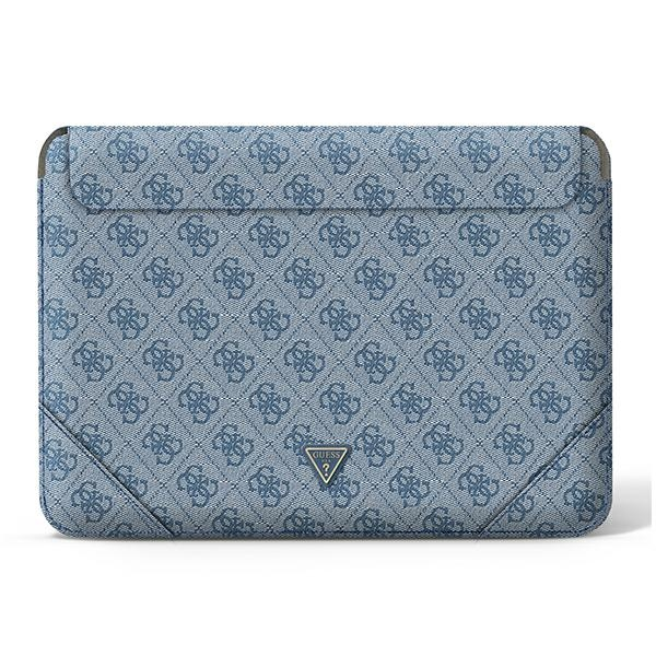 Оригинальный GUESS Laptop Sleeve 4G Uptown Triangle Logo GUCS16P4TB 16 дюймов синий