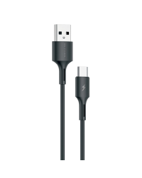 WK Design YouPin series cable USB - USB Typ C 3A 1m black (WDC-136a)