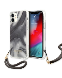Guess GUHCP12SKSMAGR iPhone 12 mini 5,4" szary|grey hardcase Marble Collection