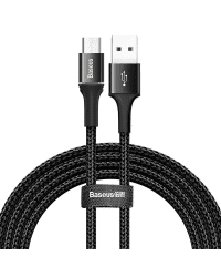 Baseus Halo micro USB Cable with LED backlight 2A 2m (Black)
