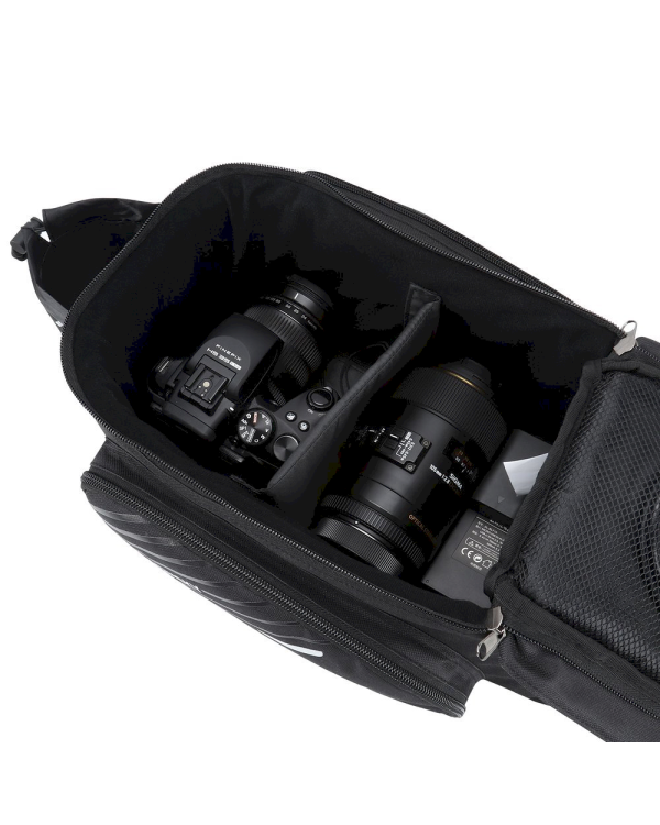Дополнительное изображение книги «Wozinsky Bicycle Bike Pannier Bag Rear Trunk Bag with Shoulder Strap 9L black (WBB22BK)»