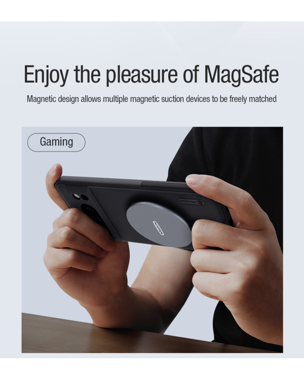 Дополнительное изображение книги «Магнитная задняя крышка Nillkin Super Frosted PRO для Google Pixel 8 Pro Black»