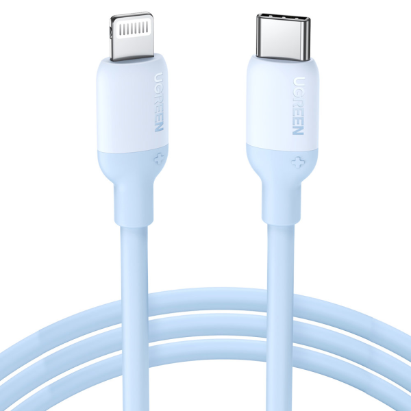 Ugreen fast charging USB Type C - Lightning cable (MFI certificate) C94 chip Power Delivery 1 m blue (US387 20313)