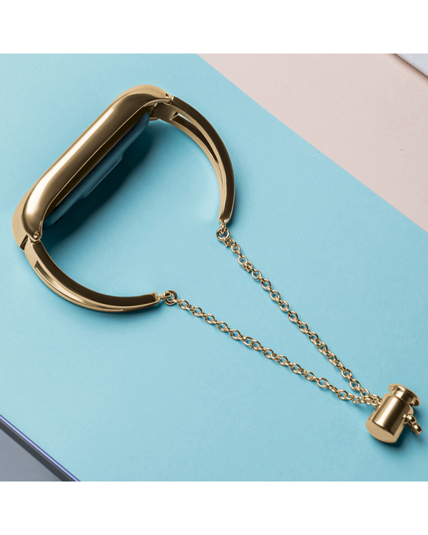 Fusion Metal Bracelet ремешок для часов Xiaomi Mi Band 3 / 4 / 5 / 6 золотой