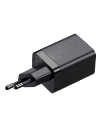 Baseus Super Si Pro Quick Charger USB + USB-C 30W (black)