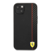 Обложка книги «FESAXHCP13SBK Ferrari Smooth and Carbon Effect Hard Case for iPhone 13 Mini Black»