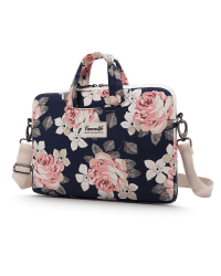 CANVASLIFE BRIEFCASE LAPTOP 13-14 NAVY ROSE