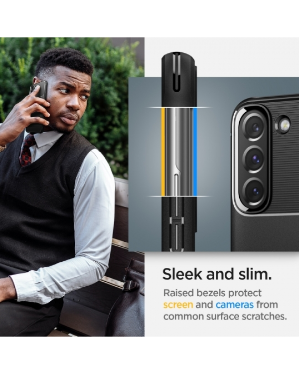 Чехол SPIGEN Rugged Armor ACS03986 для Samsung Galaxy S22 - матовый черный