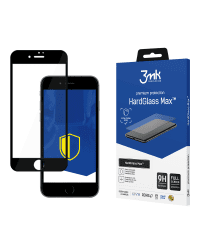 Apple iPhone 7/8 Black - 3mk HardGlass Max™ screen protector