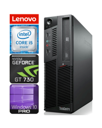 Lenovo M90 SFF i5-650 4GB 480SSD+1TB GT730 4GB DVD WIN10PRO/W7P [refurbished]