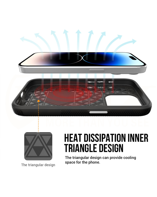 Чехол Vmax Triangle для iPhone 16 Pro Max 6,9" черный