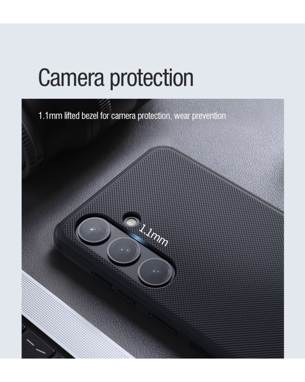 Магнитная задняя крышка Nillkin Super Frosted PRO для Samsung Galaxy S24 черный