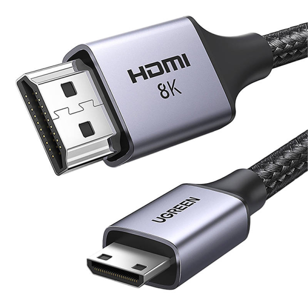 Обложка книги «UGREEN Mini HDMI Cable 4K60Hz 2m 8k(black) HD163 15515»