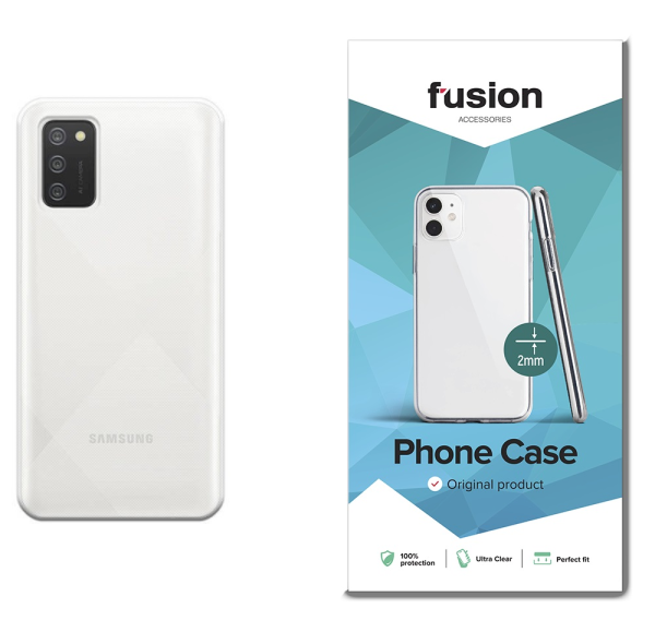 Fusion ultra clear series 2 mm силиконовый чехол для Samsung A025 Galaxy A02S прозрачный (EU Blister)