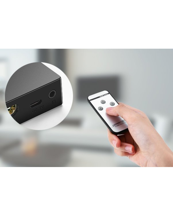 Ugreen switch splitter splitter switch HDMI - 3x HDMI 3D 4K 7.5 Gbps 36 bit per channel black (40234)
