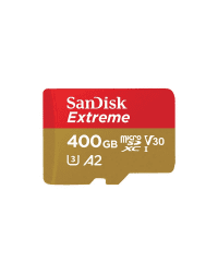 SanDisk Extreme microSDXC 400GB 160/90 MB/s V30 A2 (SDSQXA1-400G-GN6MA)