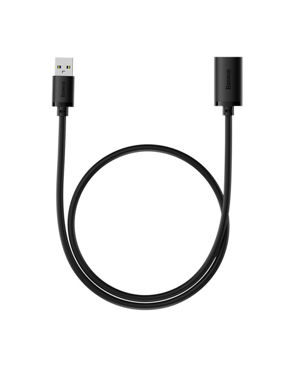 Удлинительный кабель USB 2.0 Baseus 0,5 м (черный)