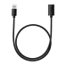 Удлинительный кабель USB 2.0 Baseus 0,5 м (черный)