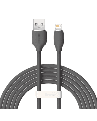 Baseus cable, USB cable - Lightning 2.4A, length 2 m Jelly Liquid Silica Gel - black