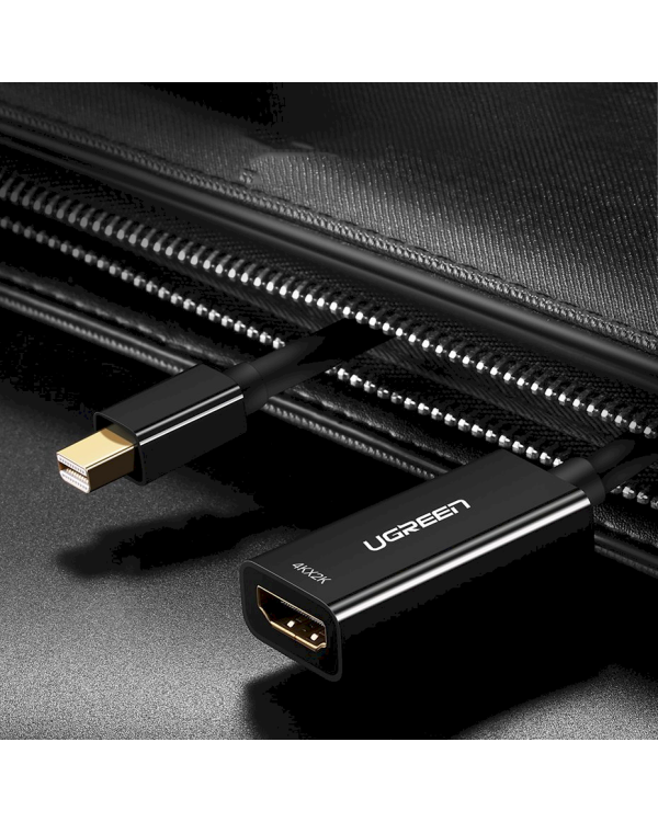 Ugreen FHD (1080p) HDMI (female) - Mini DisplayPort (male - Thunderbolt 2.0) adapter cable white (MD112 10460)