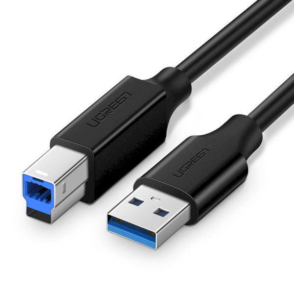 Обложка книги «Printer Cable USB 3.0 A-B UGREEN US210, 1m (black)»