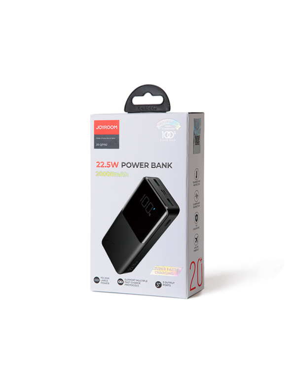 Joyroom power bank 22.5W 20000mAh PD QC3.0 AFC black (JR-QP192)