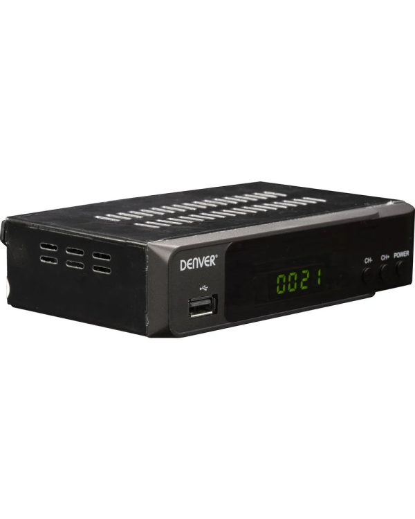 Denver DVBS-206HD HD SAT ресивер USB (спереди) Количество тюнеров: 1