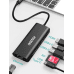 Дополнительное изображение книги «Choetech docking station adapter hub USB Typ C 6in1 100W PD black (HUB-M05)»
