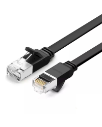 UGREEN NW101 Cat 6 UTP Flat Ethernet RJ45 Cable Pure Copper 8m (black)