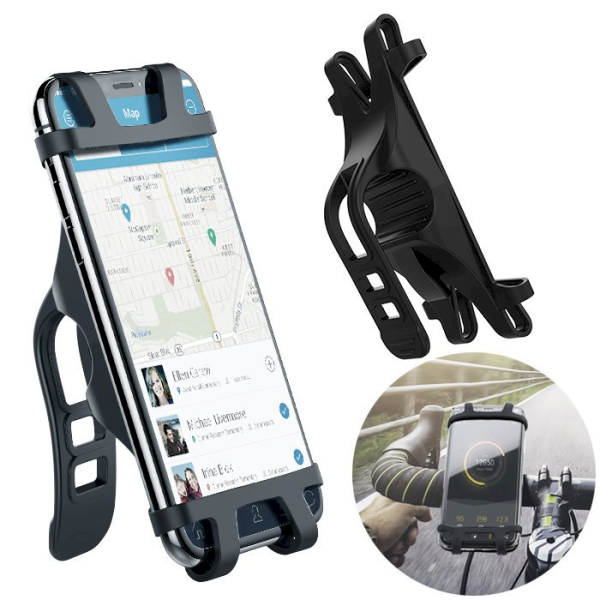 Обложка книги «Ugreen silicone motorcycle bike phone holder on handlebar black (LP116 30489)»