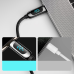Baseus USB Type C - USB Type C cable 100 W (20 V | 5 A) 1 m Power Delivery with display screen power meter white (CATSK-B06)